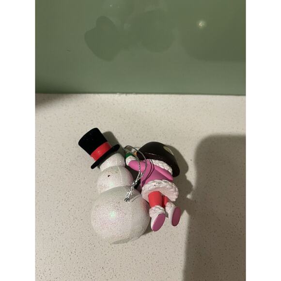 Dora the explorer Christmas ornament Dora Builds Snowman - Picture 3 of 4